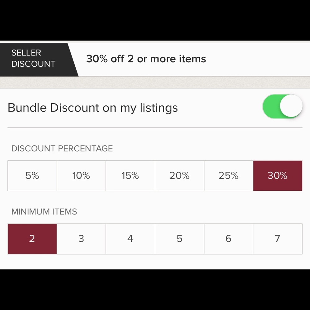 Discount Bundle 30% off 2 or more